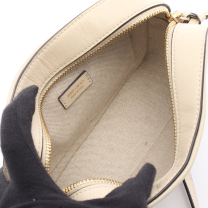 JC CAMERA ショルダーバッグ レザー ライトベージュ ジミーチュウ バッグ JIMMY CHOO