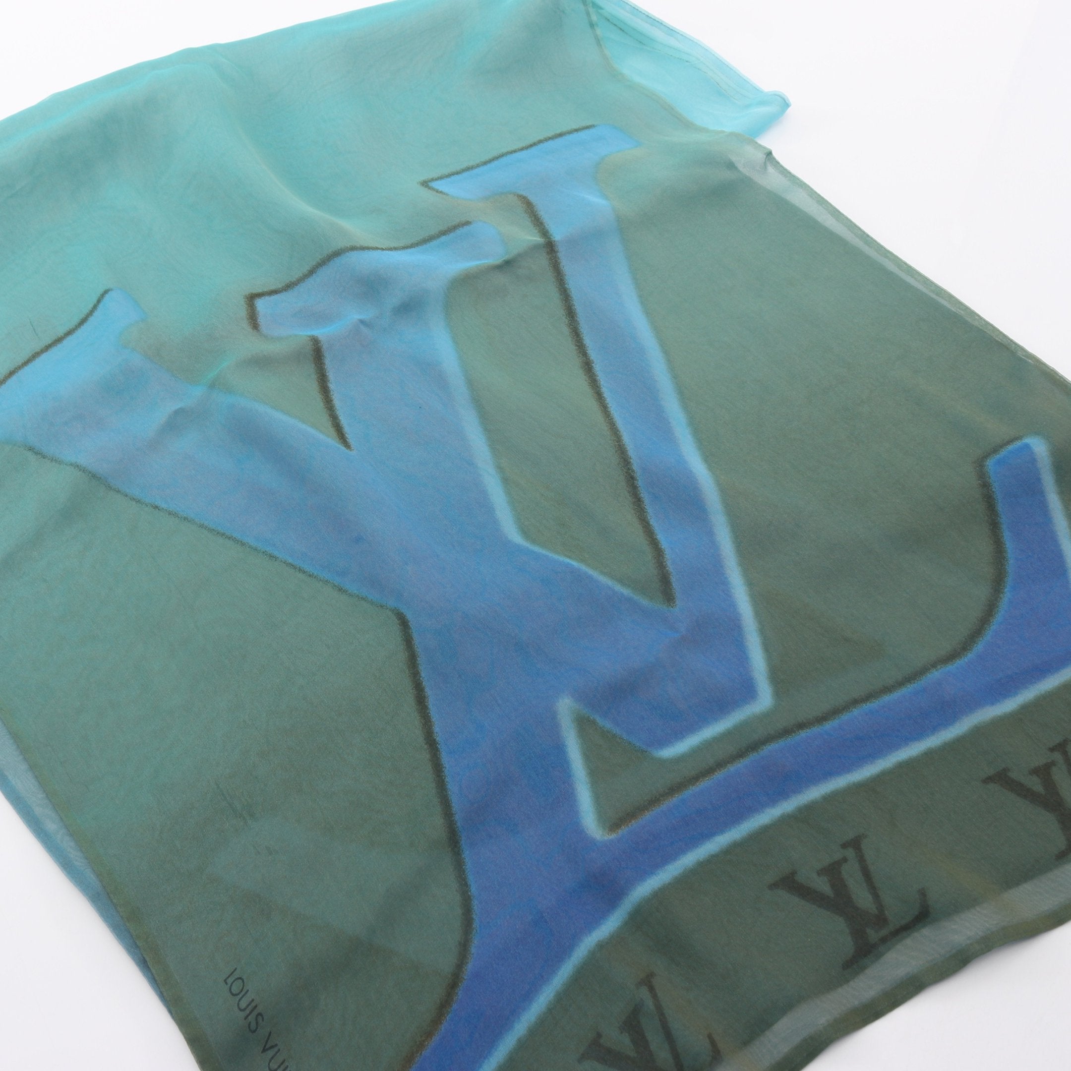 LOUIS VUITTON ルイヴィトン スカーフ モノグラム LVロゴ ヴィトン