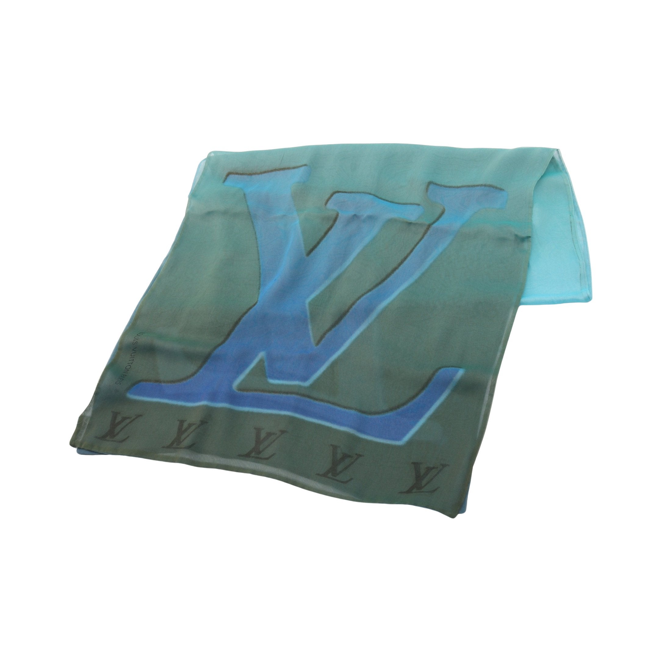 LOUIS VUITTON ルイヴィトン スカーフ モノグラム LVロゴ ヴィトン