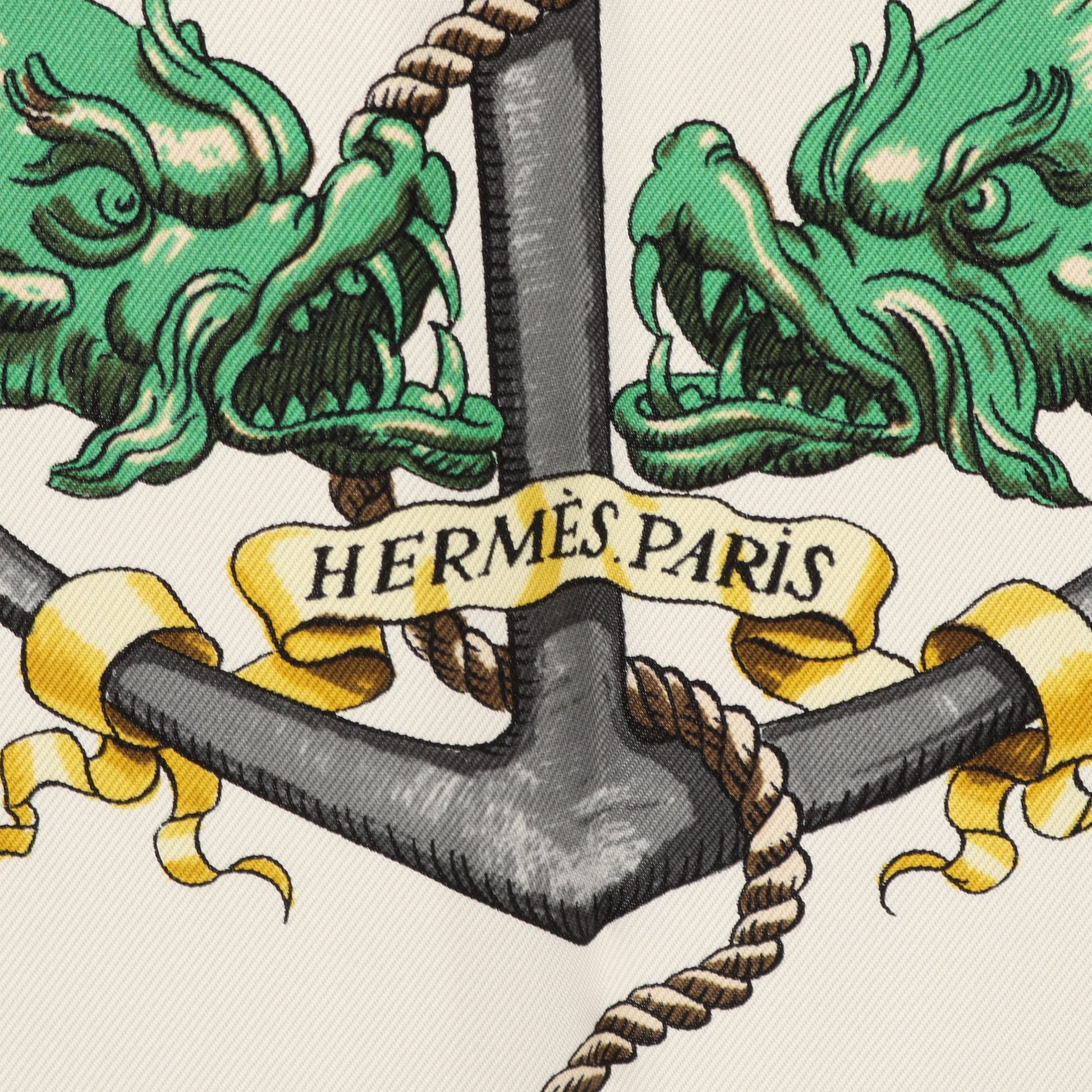カレ90 PAVOIS スカーフ シルク アイボリー マルチカラー エルメス 財布・小物 HERMES
