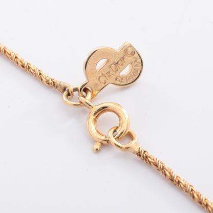 CDロゴ ネックレス GP ゴールド クリスチャンディオール アクセサリー Christian Dior