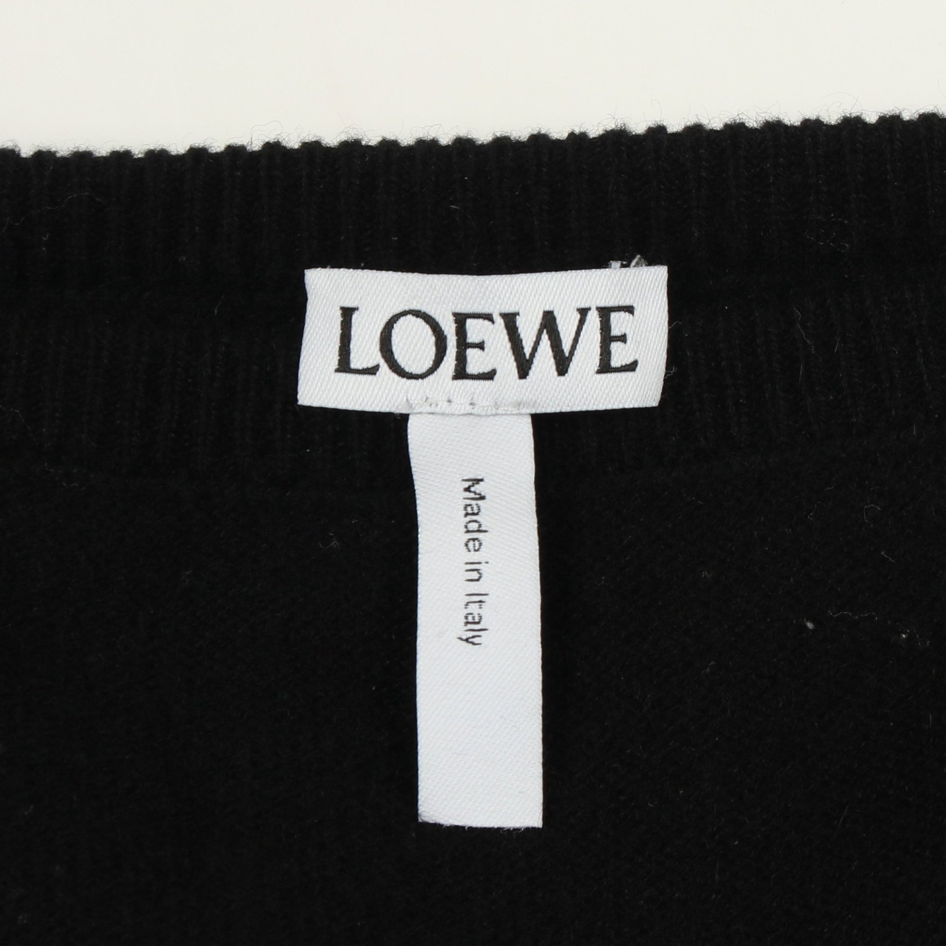 レイヤード ニット カシミヤ ブラック ロエベ トップス LOEWE