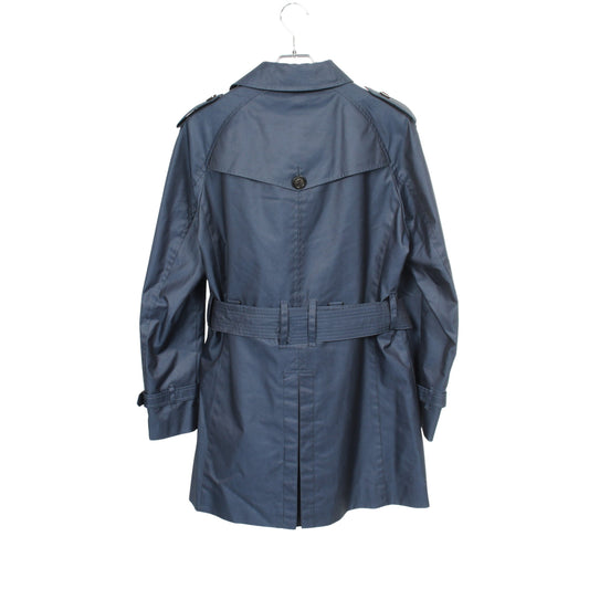 CRESTBRIDGE トレンチコート コットン ネイビー バーバリーブラックレーベル アウター BURBERRY BLACK LABEL