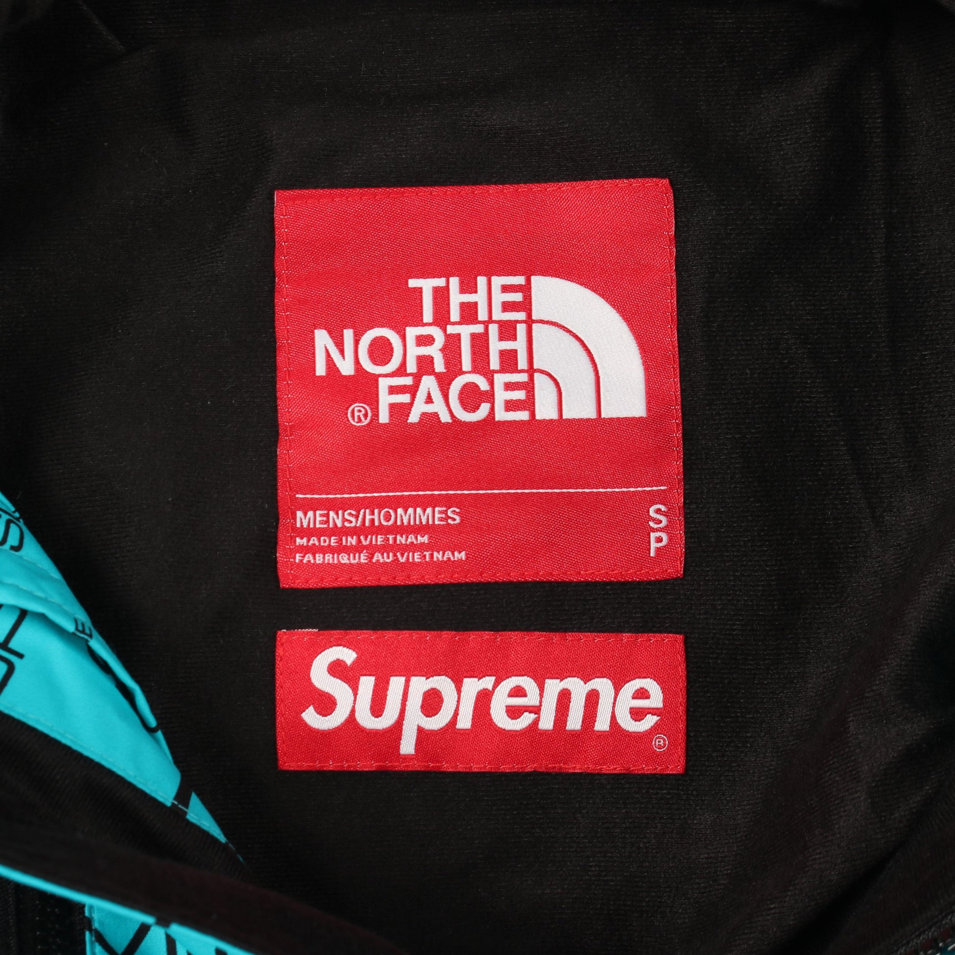Supreme × THE NORTH FACE 21AW Steep Tech Apogee Jacket マウンテンパーカー ロゴ総柄 ナイロン ライトブルー ブラック フード付き シュプリーム アウター Supreme