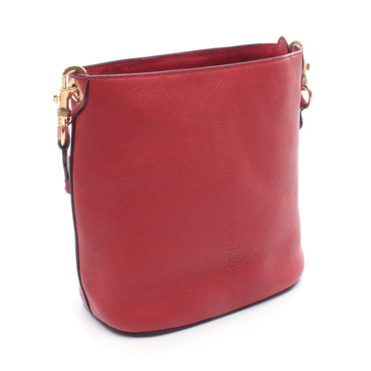 MADRAS マドラス ショルダーバッグ レザー レッド ミュウミュウ バッグ miu miu