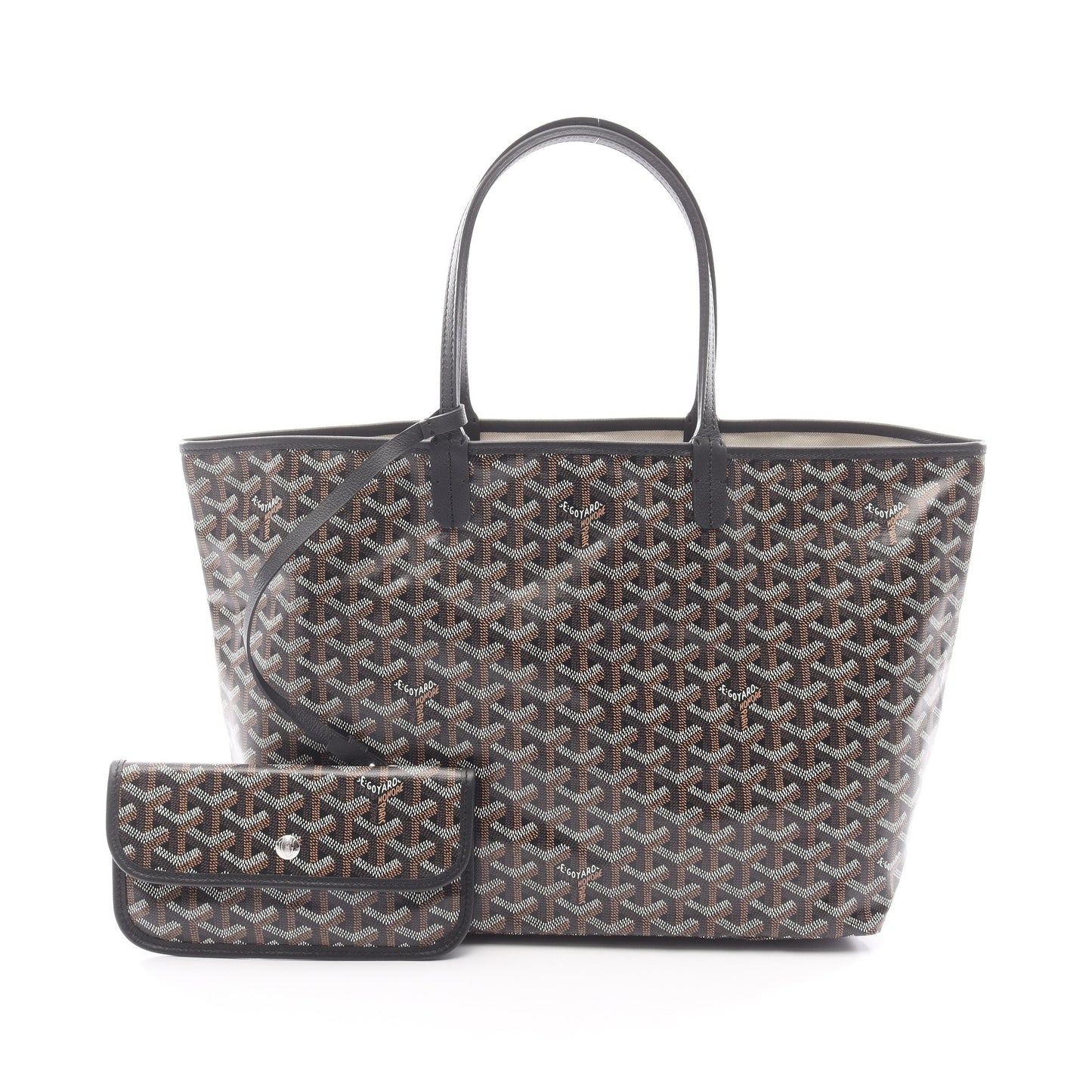 サンルイPM ハンドバッグ トートバッグ コーディングキャンバス レザー ブラック ブラウン マルチカラー ゴヤール バッグ GOYARD