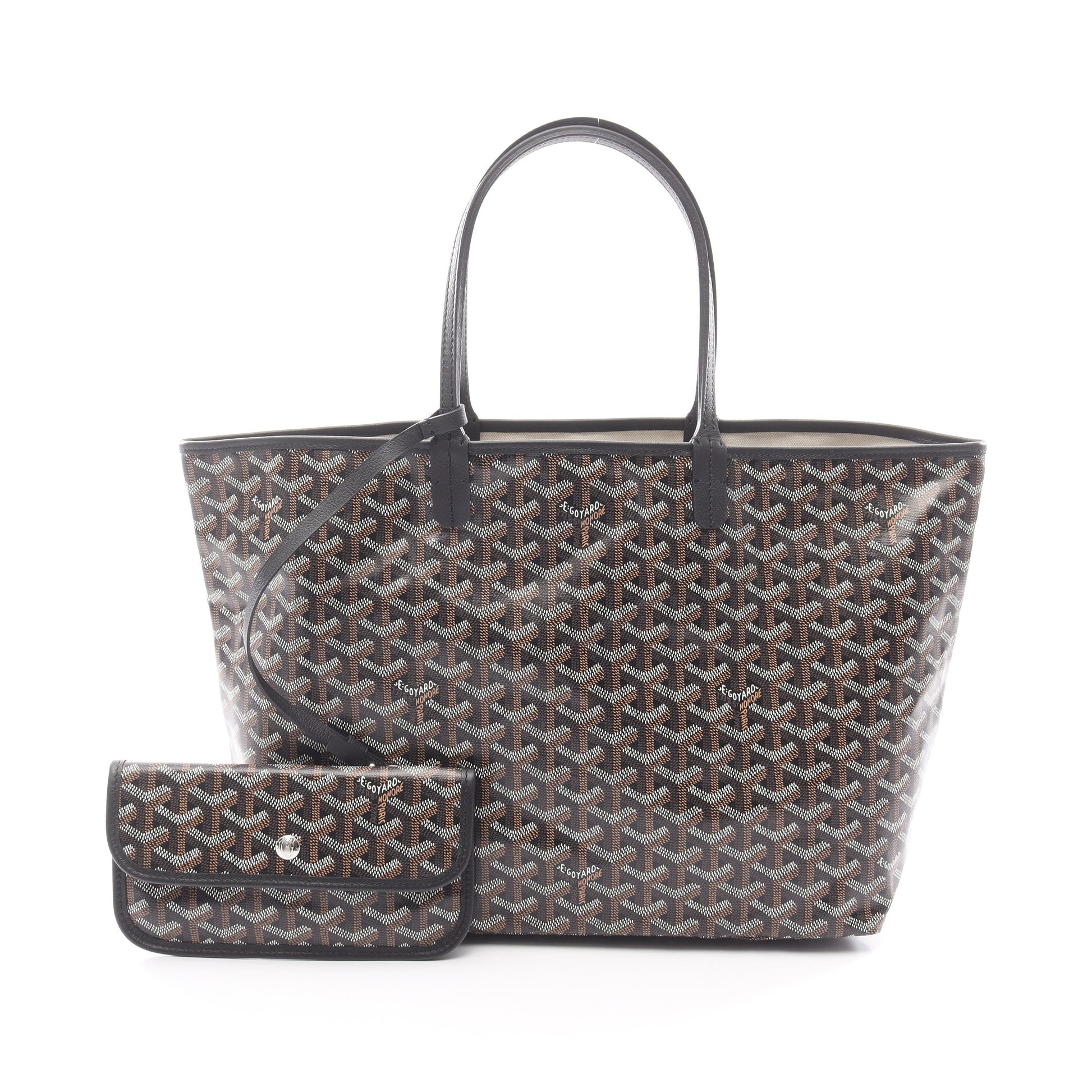 サンルイPM ハンドバッグ トートバッグ コーディングキャンバス レザー ブラック ブラウン マルチカラー ゴヤール バッグ GOYARD