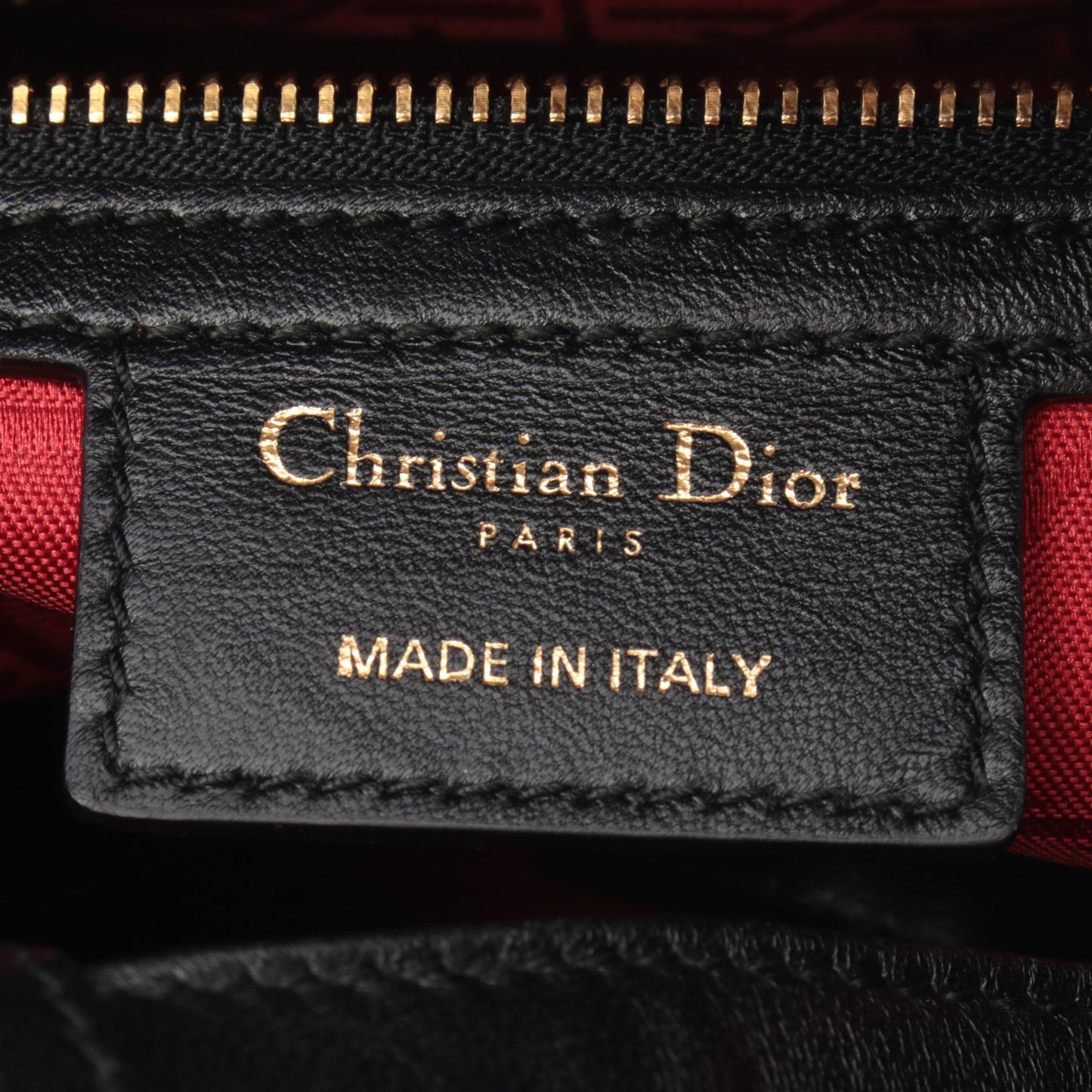 レディディオール ラージ カナージュ ハンドバッグ レザー ブラック 2WAY クリスチャンディオール バッグ Christian Dior
