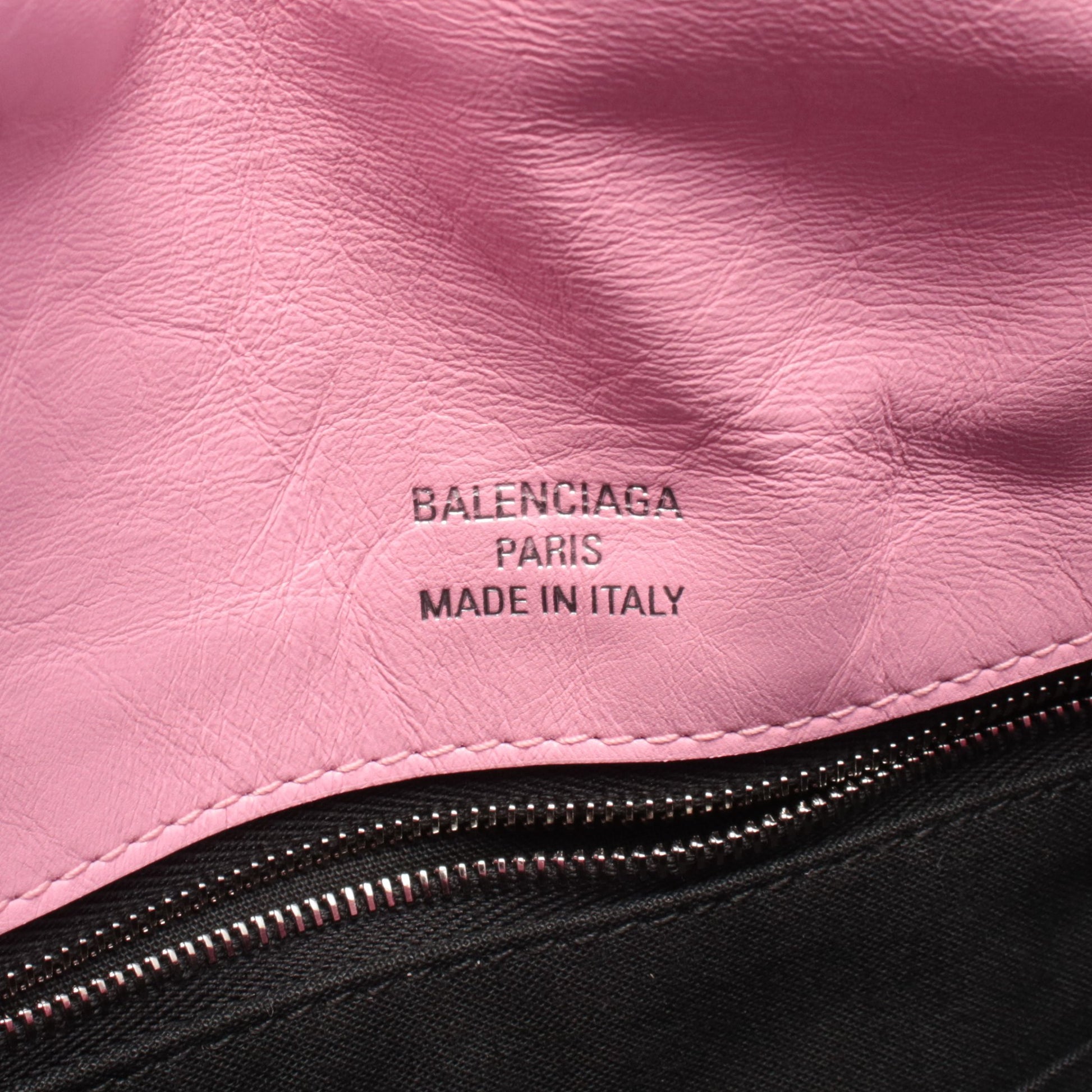 モナコ スリングバッグ ワンショルダーバッグ レザー ピンク バレンシアガ バッグ BALENCIAGA