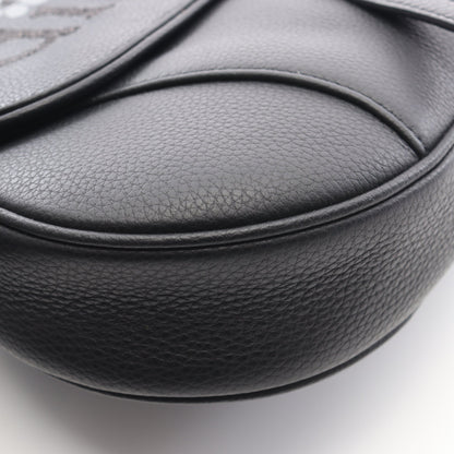 DIOR × ERL SADDLE サドル ボディバッグ レザー ブラック ディオール バッグ DIOR