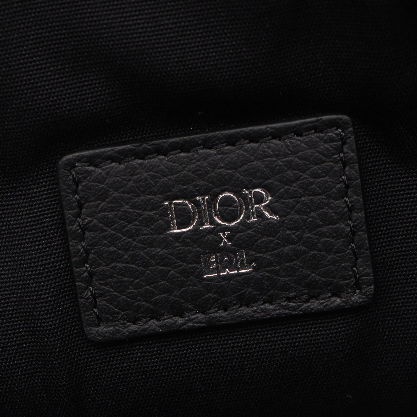 DIOR × ERL SADDLE サドル ボディバッグ レザー ブラック ディオール バッグ DIOR