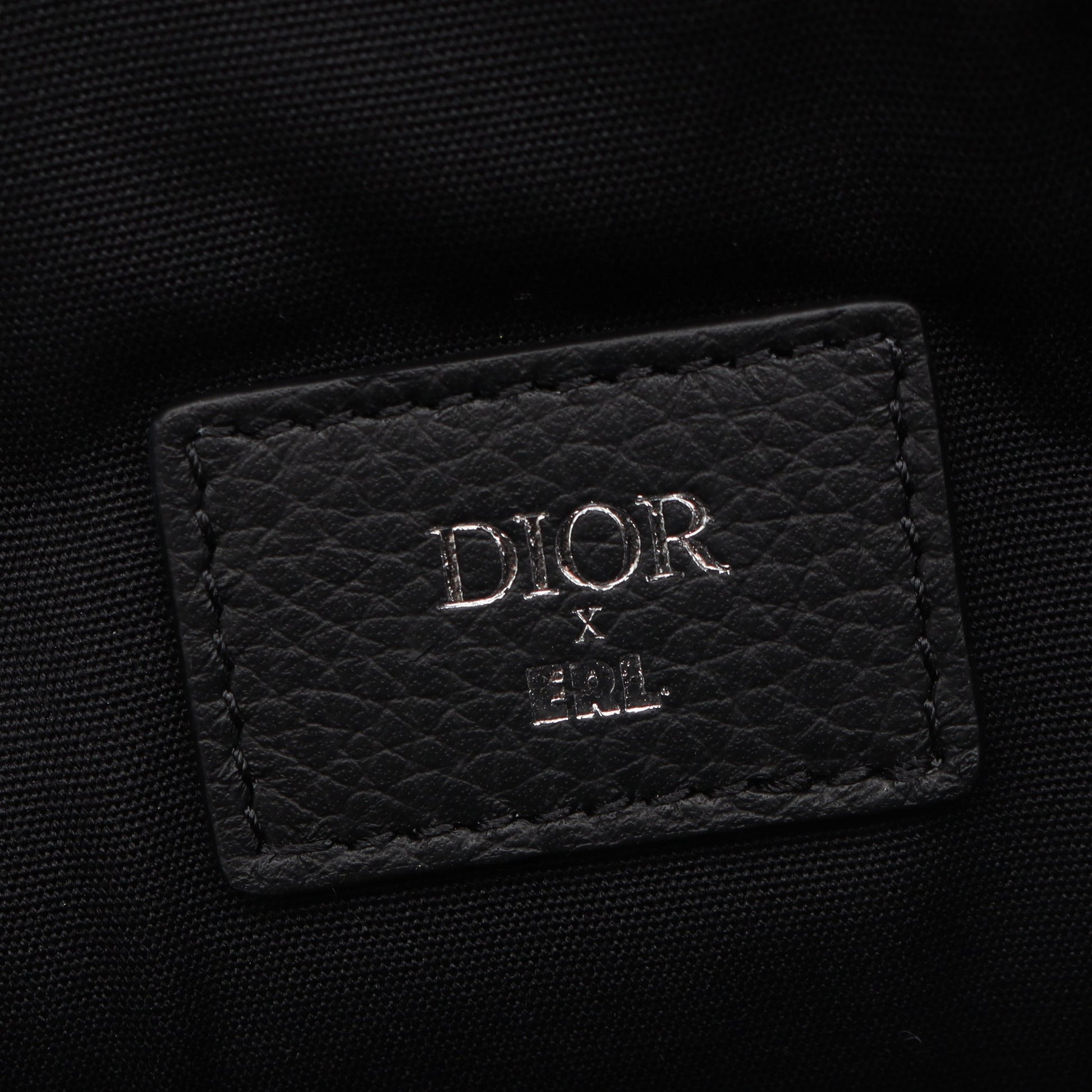 DIOR × ERL SADDLE サドル ボディバッグ レザー ブラック ディオール バッグ DIOR