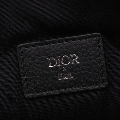 DIOR × ERL SADDLE サドル ボディバッグ レザー ブラック ディオール バッグ DIOR