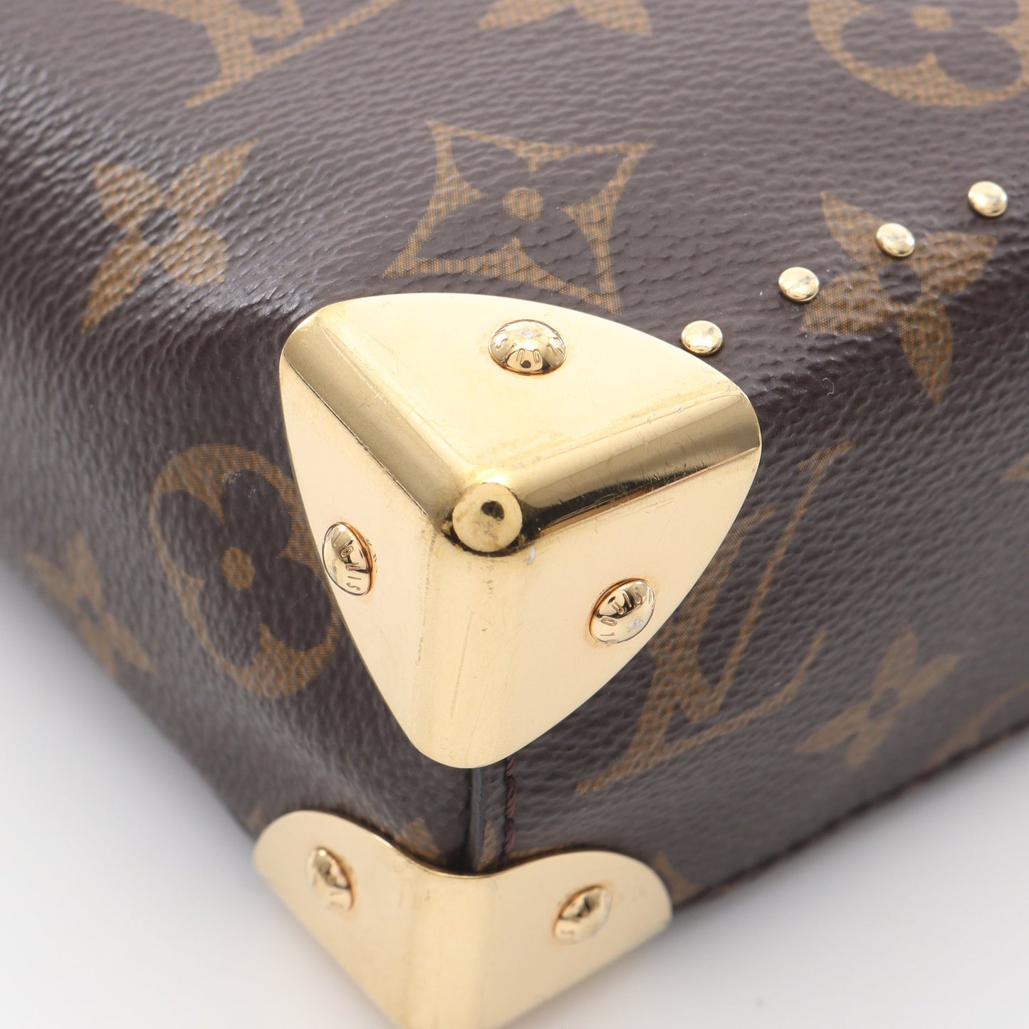カメラボックス モノグラムリバース ハンドバッグ PVC レザー ブラウン 2WAY ルイヴィトン バッグ LOUIS VUITTON