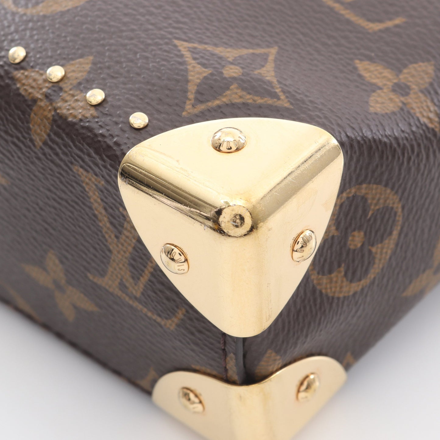 カメラボックス モノグラムリバース ハンドバッグ PVC レザー ブラウン 2WAY ルイヴィトン バッグ LOUIS VUITTON