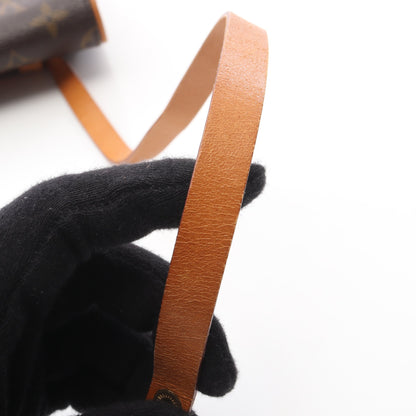 ポシェットフロランティーヌ モノグラム ボディバッグ ウエストバッグ PVC レザー ブラウン ブトンプレッション(M)付き ルイヴィトン バッグ LOUIS VUITTON