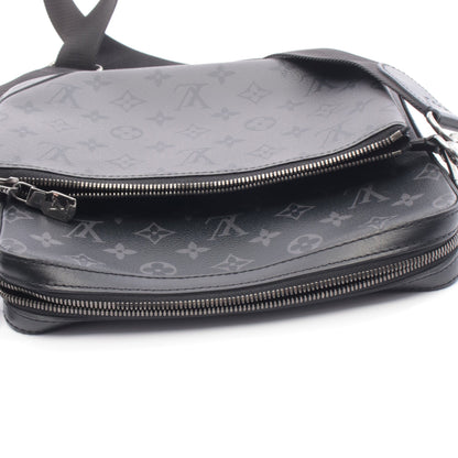 トリオ メッセンジャー モノグラム エクリプス ショルダーバッグ PVC レザー ブラック グレー ルイヴィトン バッグ LOUIS VUITTON