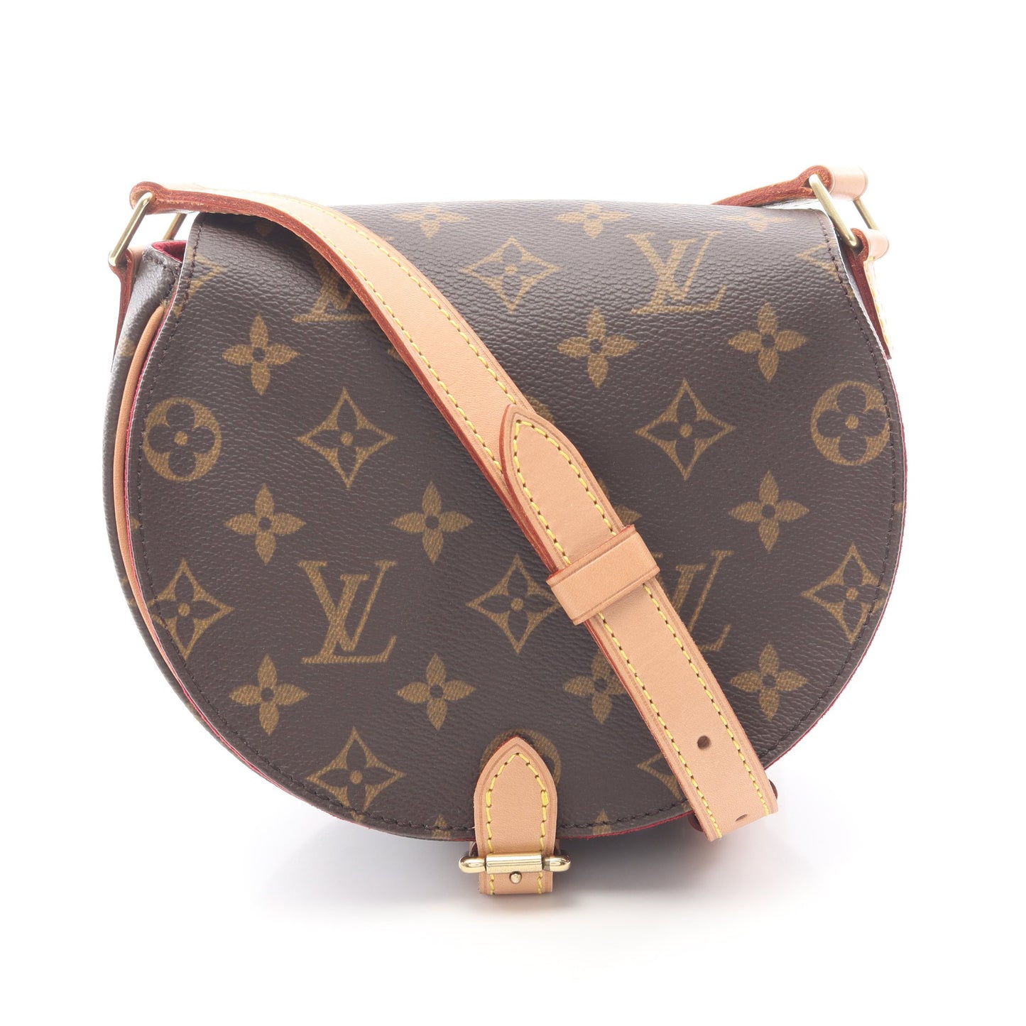 タンブラン モノグラム ショルダーバッグ PVC レザー ブラウン ルイヴィトン バッグ LOUIS VUITTON