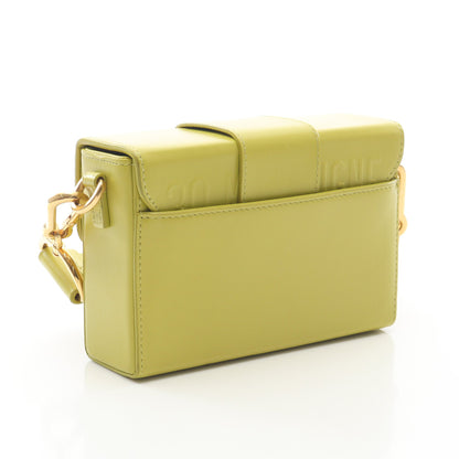 30 MONTAIGNE モンテーニュ ボックス ショルダーバッグ レザー イエローグリーン クリスチャンディオール バッグ Christian Dior
