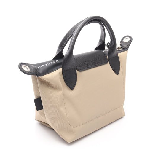 ル プリアージュ エナジー XS ハンドバッグ キャンバス レザー ベージュ ブラック 2WAY ロンシャン