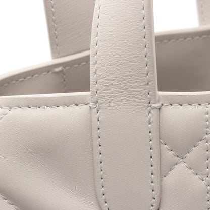 Dior Toujours バッグ スモール ハンドバッグ レザー ホワイト 2WAY クリスチャンディオール バッグ Christian Dior