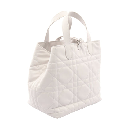 Dior Toujours バッグ スモール ハンドバッグ レザー ホワイト 2WAY クリスチャンディオール バッグ Christian Dior