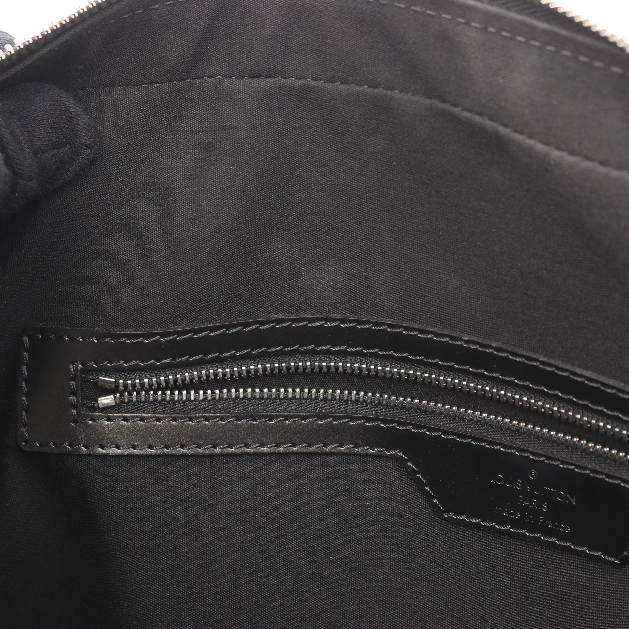 マルデン モノグラムマット ノワール ハンドバッグ レザー ブラック