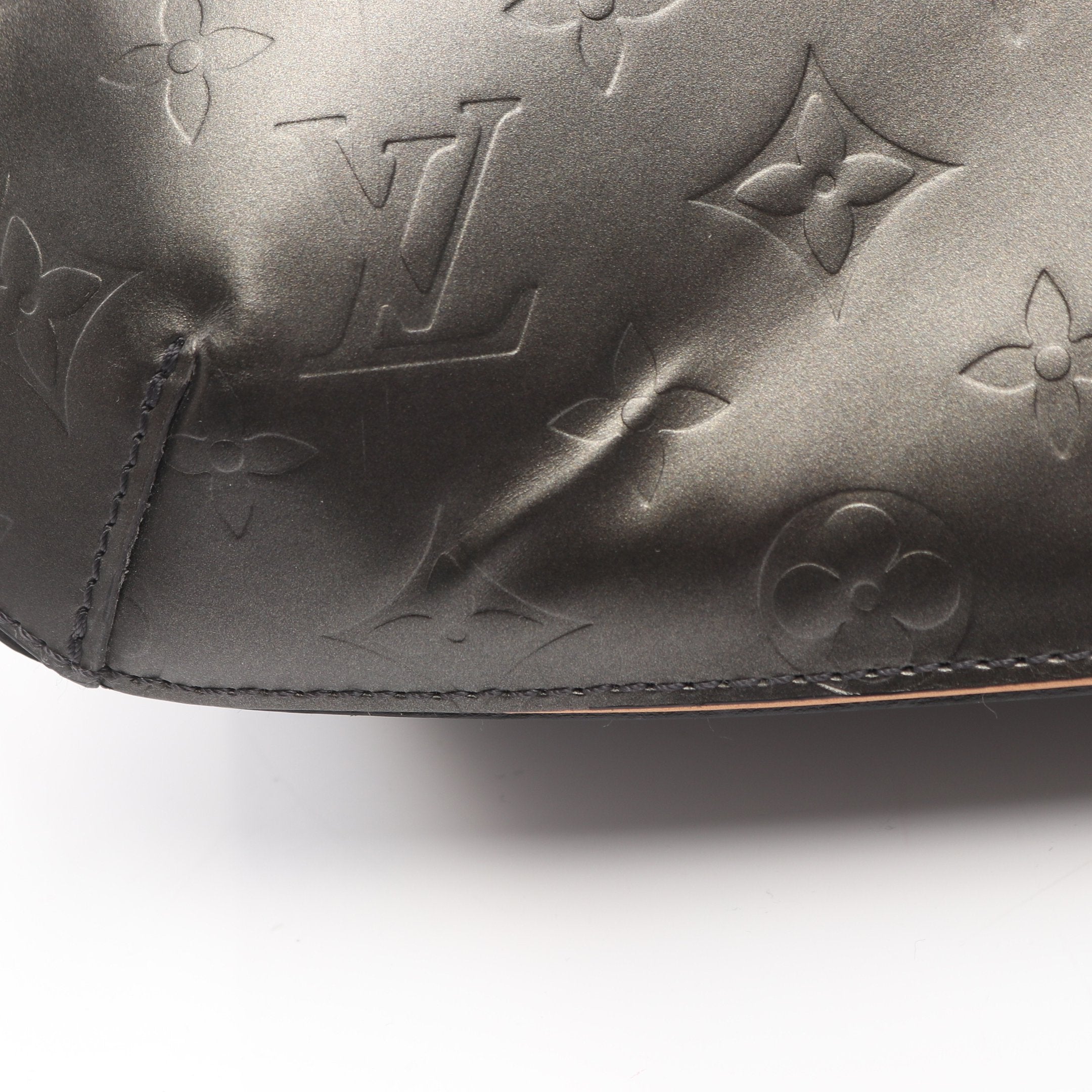 マルデン モノグラムマット ノワール ハンドバッグ レザー ブラック