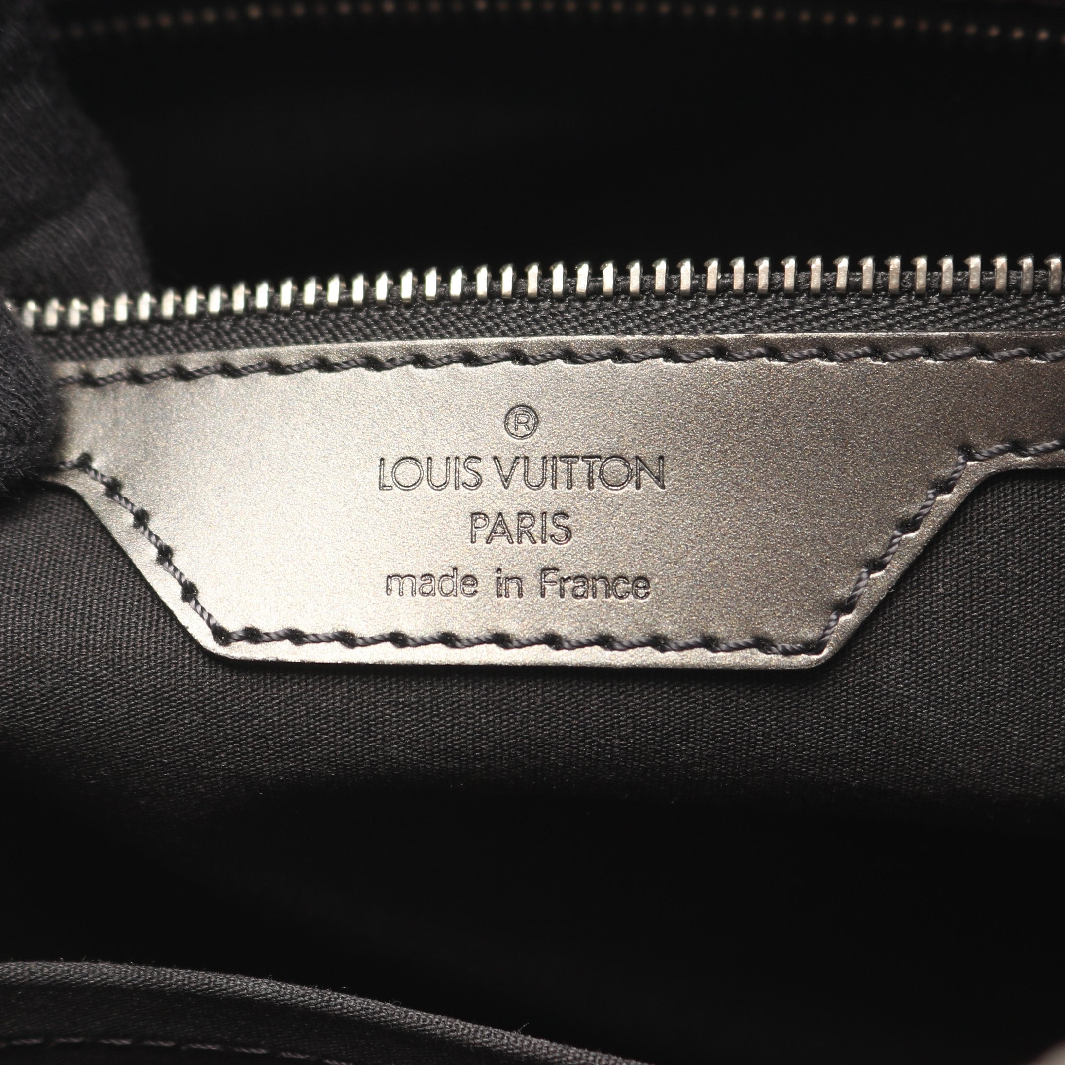 マルデン モノグラムマット ノワール ハンドバッグ レザー ブラック