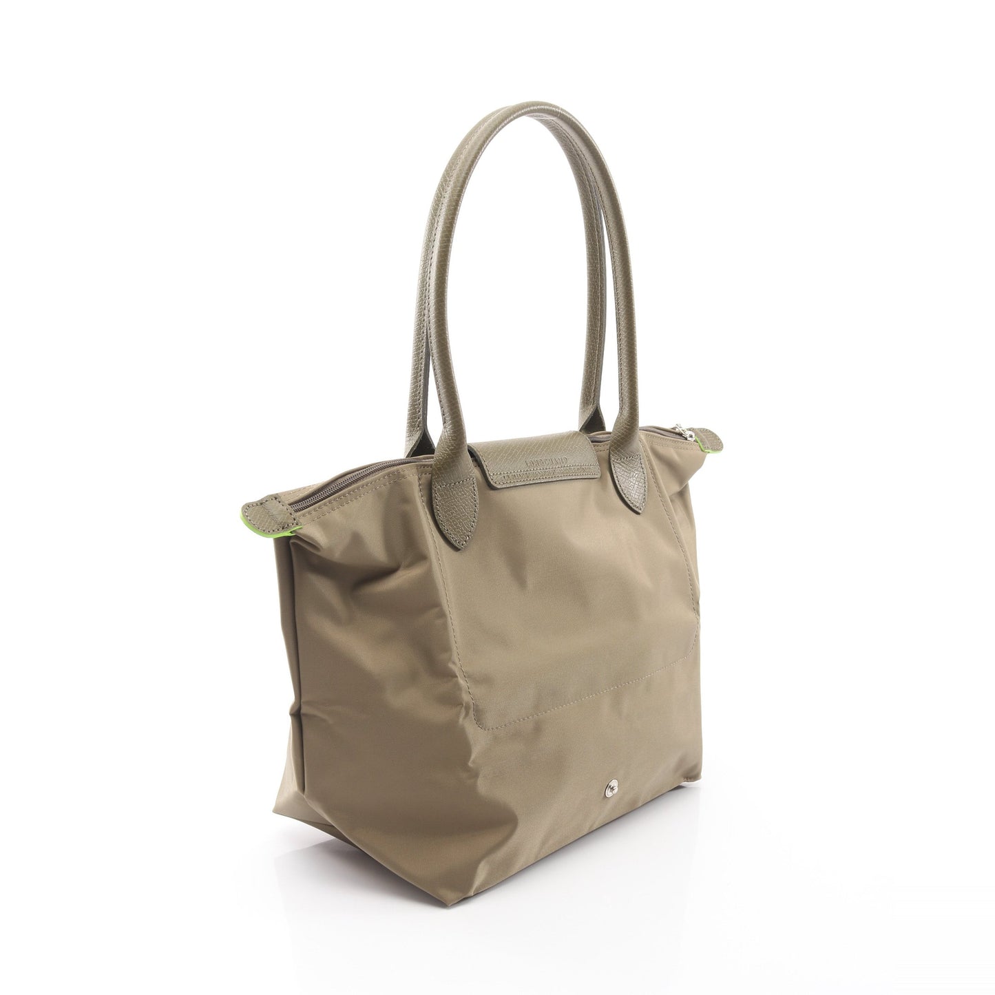 ル プリアージュ グリーン M ショルダーバッグ トートバッグ キャンバス レザー カーキグリーン ロンシャン