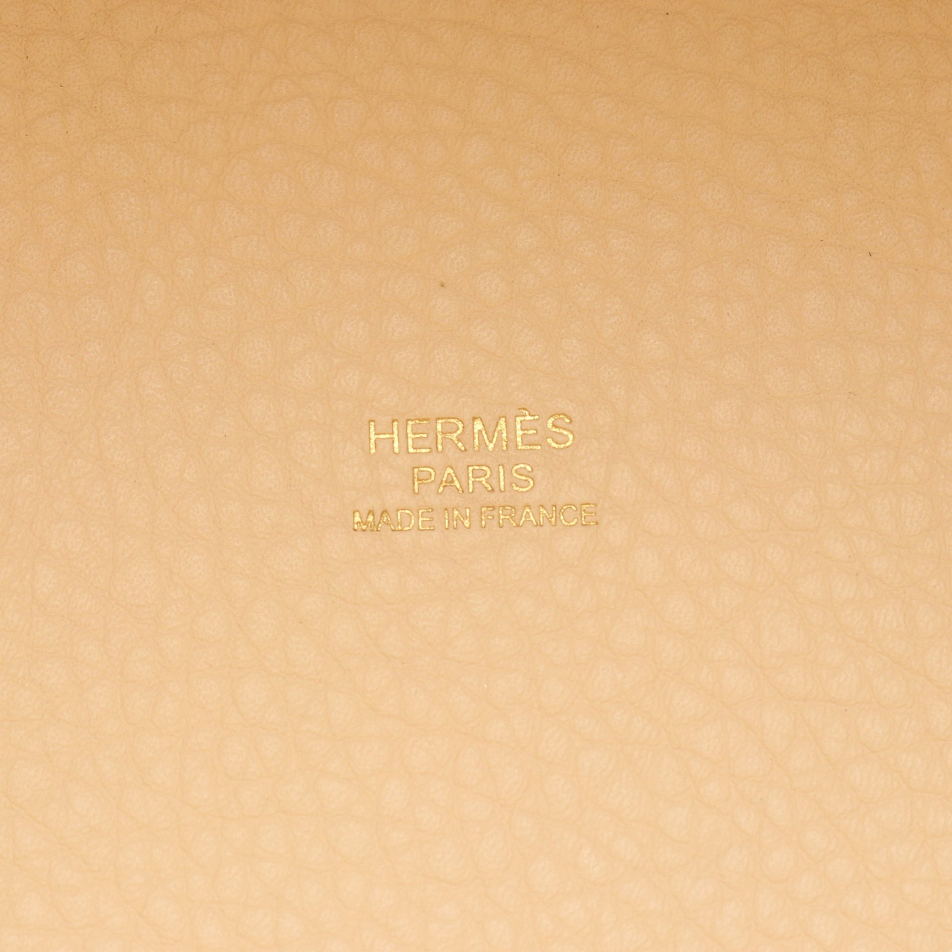 ピコタンロックPM ナタ ハンドバッグ トリヨンクレマンス アイボリー ゴールド金具 Z刻印 エルメス バッグ HERMES