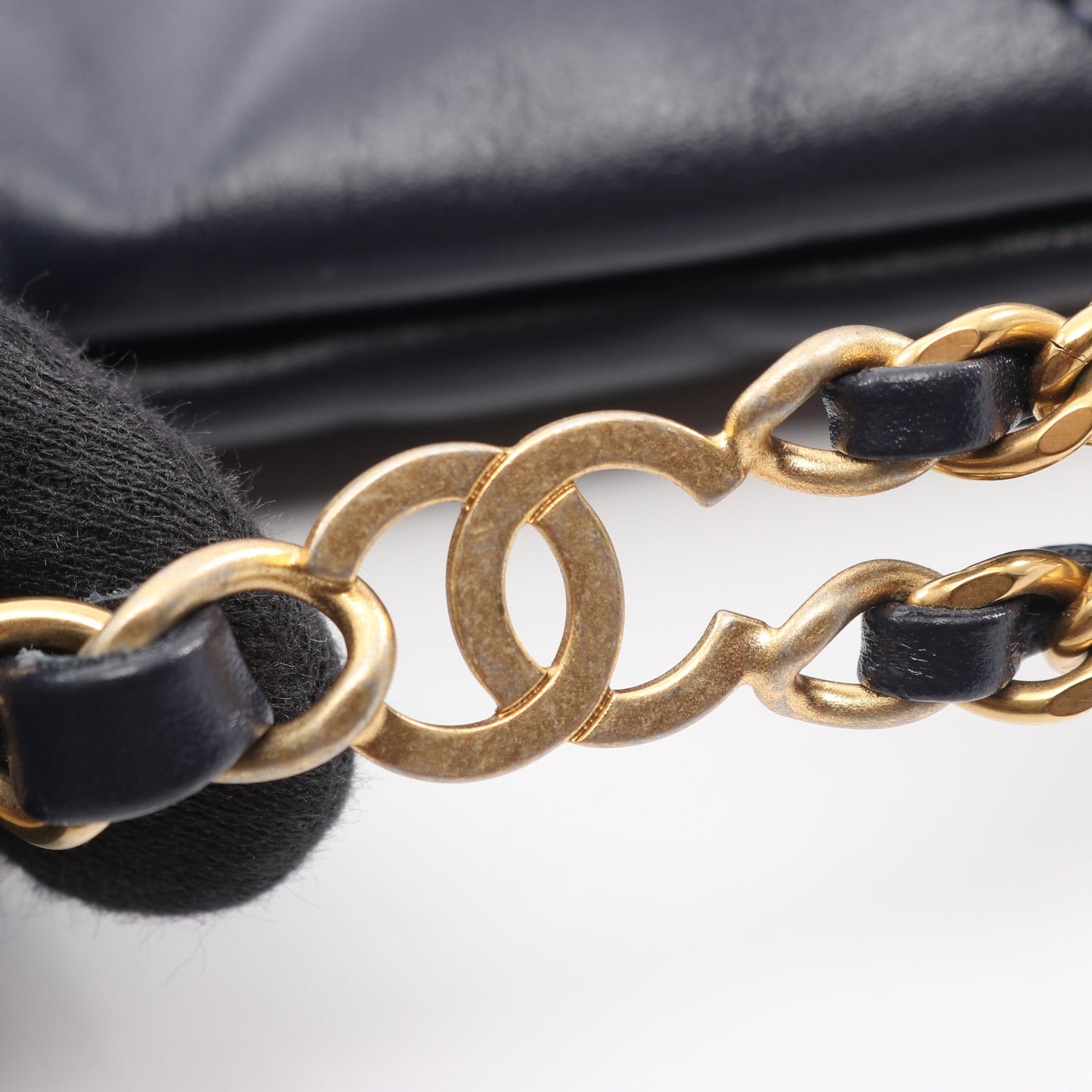 シャネル22 バックパック ナップサック バックパック リュックサック レザー ダークネイビー ゴールド金具 シャネル バッグ CHANEL