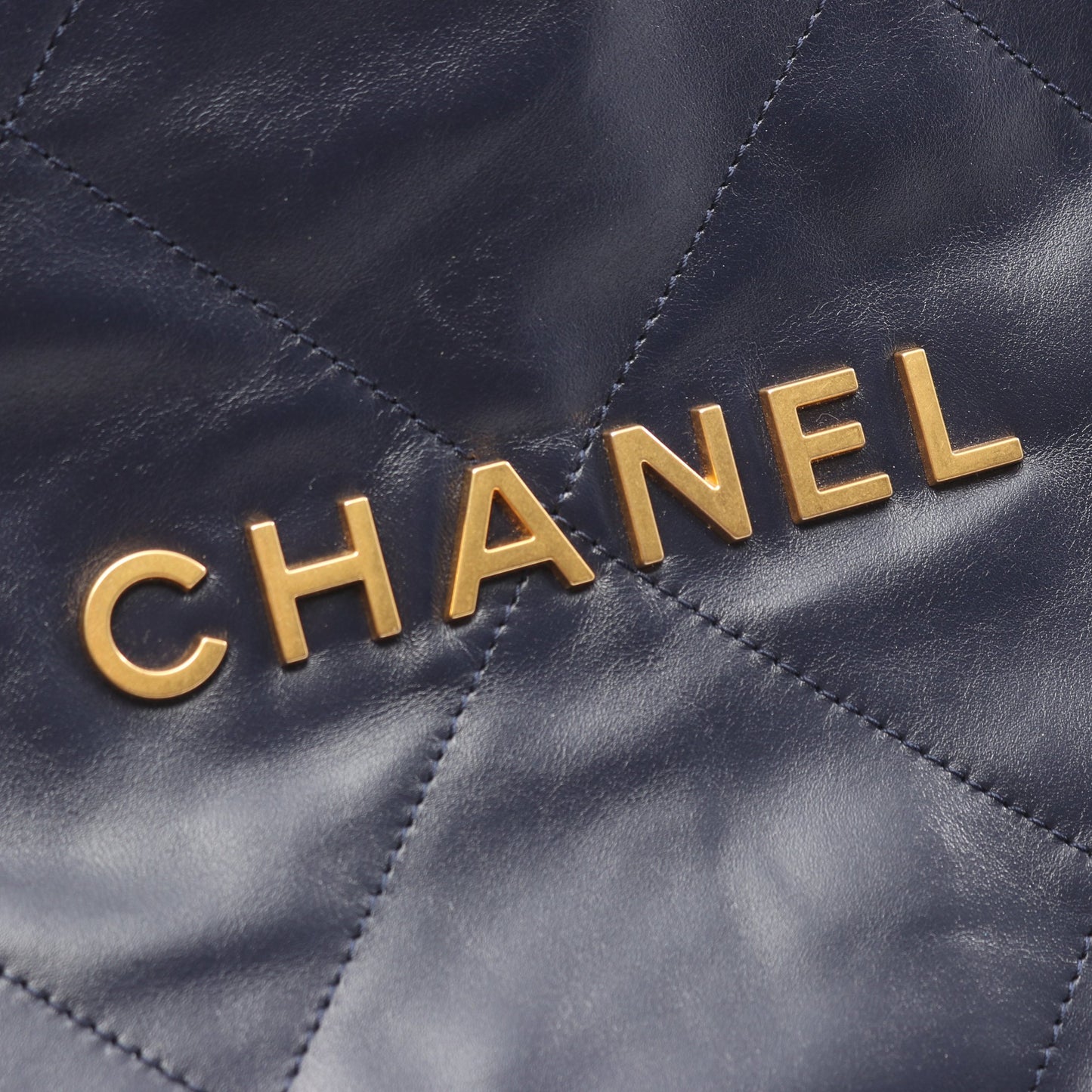 シャネル22 バックパック ナップサック バックパック リュックサック レザー ダークネイビー ゴールド金具 シャネル バッグ CHANEL