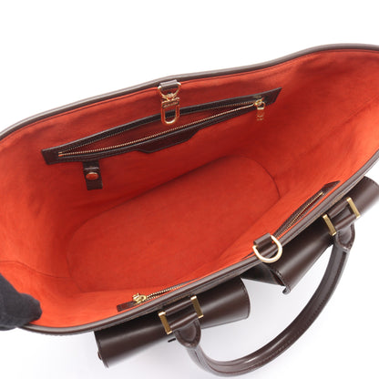 マノスクGM ダミエエベヌ ハンドバッグ PVC レザー ブラウン ルイヴィトン バッグ LOUIS VUITTON