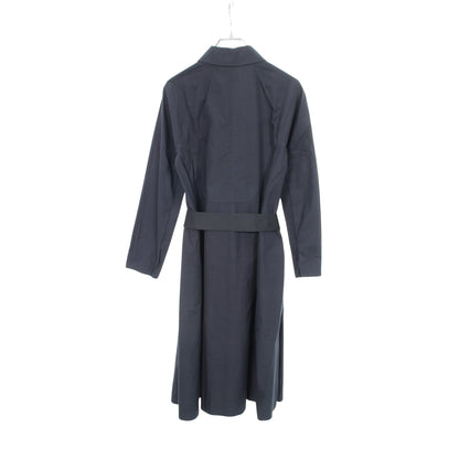 シャツワンピース 長袖 コットン ネイビー エスマックスマーラ ワンピース S Max Mara