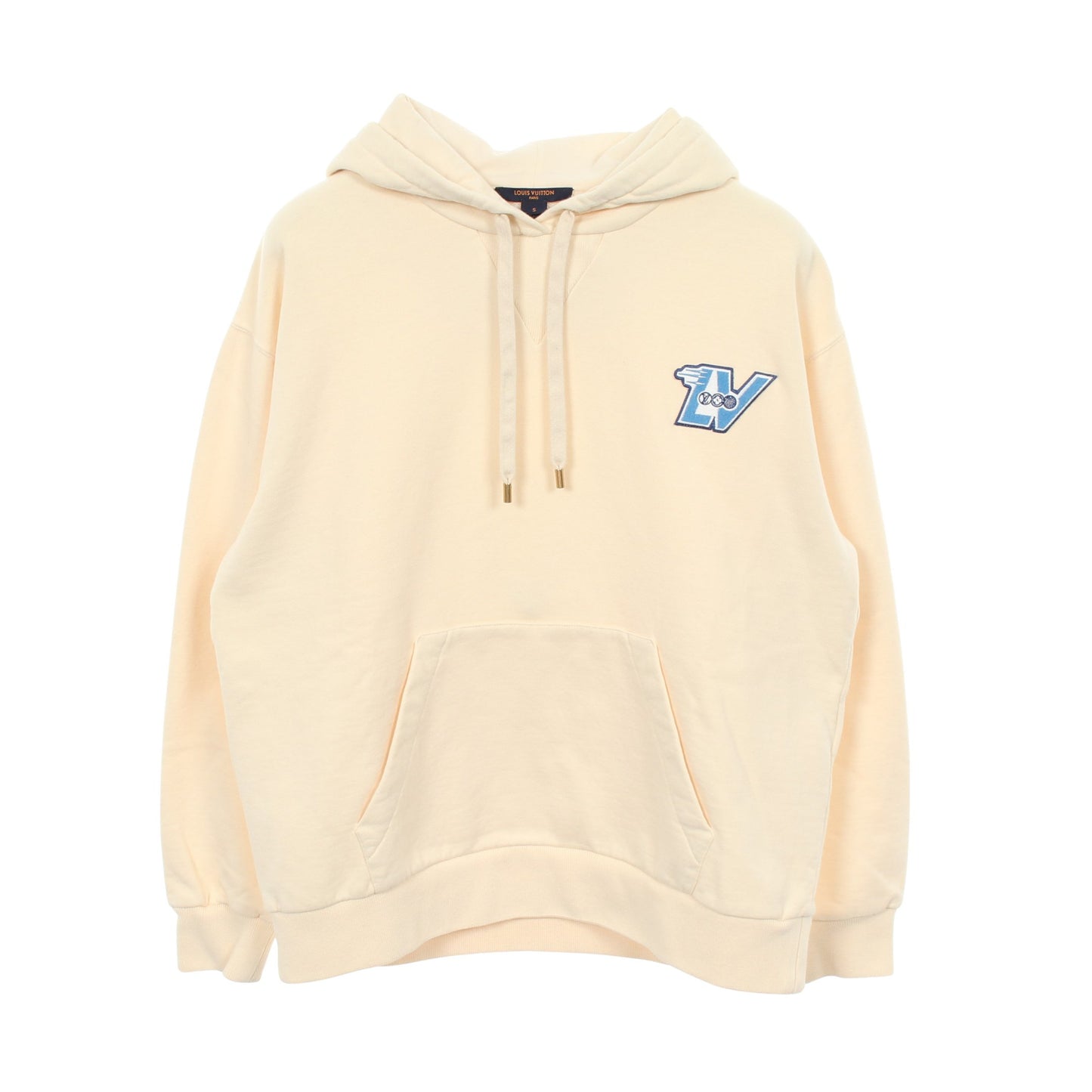 LV フライトモード プルオーバーパーカー コットン アイボリー ルイヴィトン トップス LOUIS VUITTON