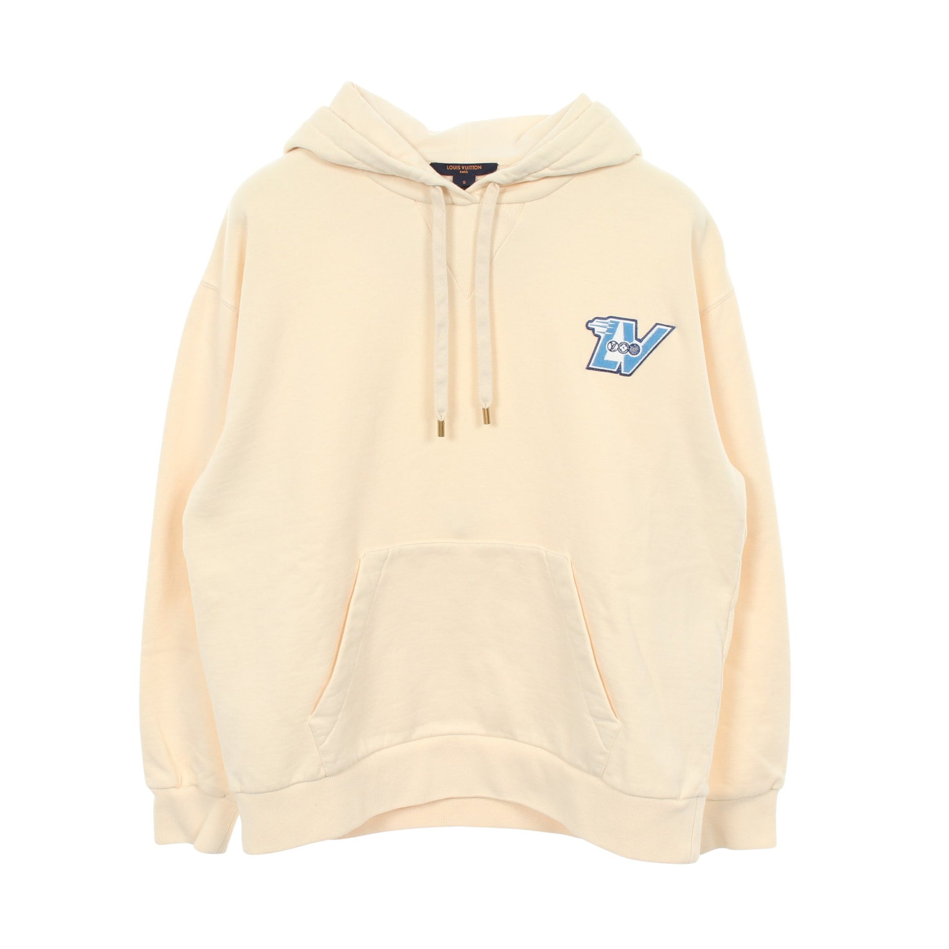 LV フライトモード プルオーバーパーカー コットン アイボリー ルイヴィトン トップス LOUIS VUITTON