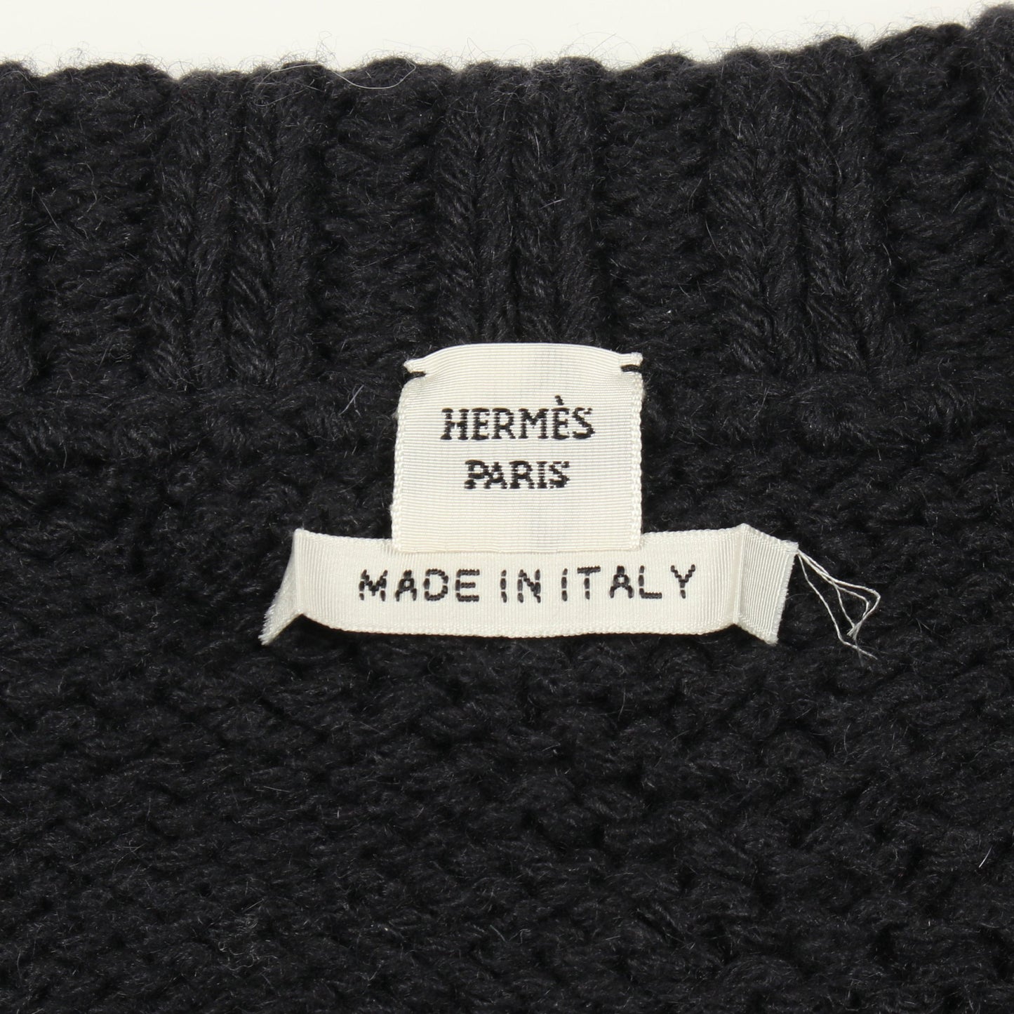 カーディガン ウール カシミヤ モヘヤ ネイビー エルメス トップス HERMES