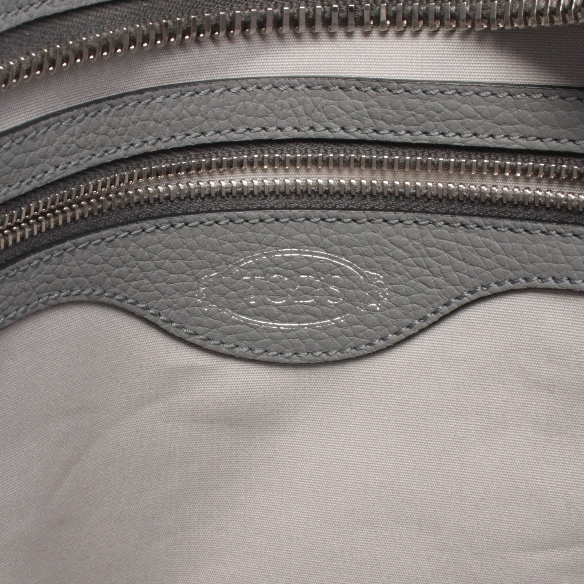ハンドバッグ トートバッグ レザー スエード グレー 2WAY トッズ バッグ TOD'S