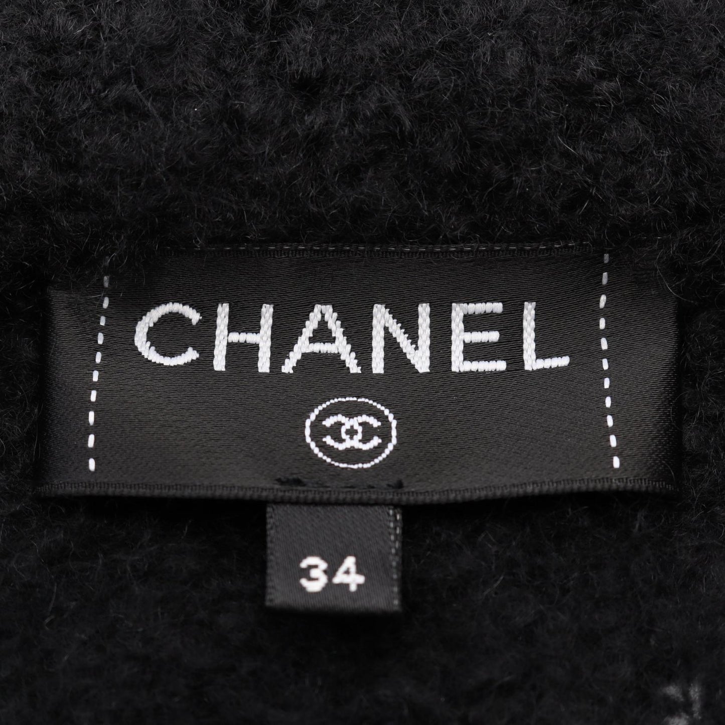 ココマーク ジップアップ ニット ジャケット カシミヤ シルク ブラック シャネル アウター CHANEL
