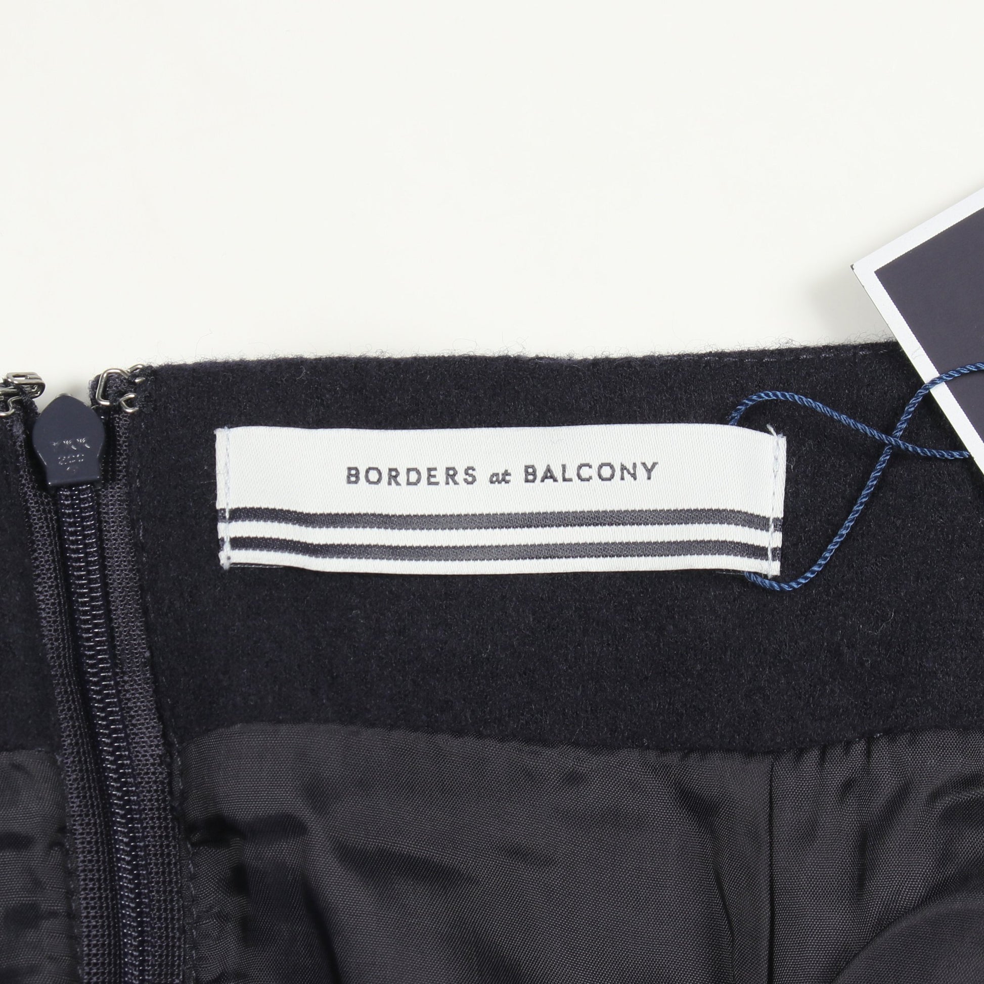 フレア スカート ウール ネイビー ボーダーズアットバルコニー ボトムス BORDERS at BALCONY