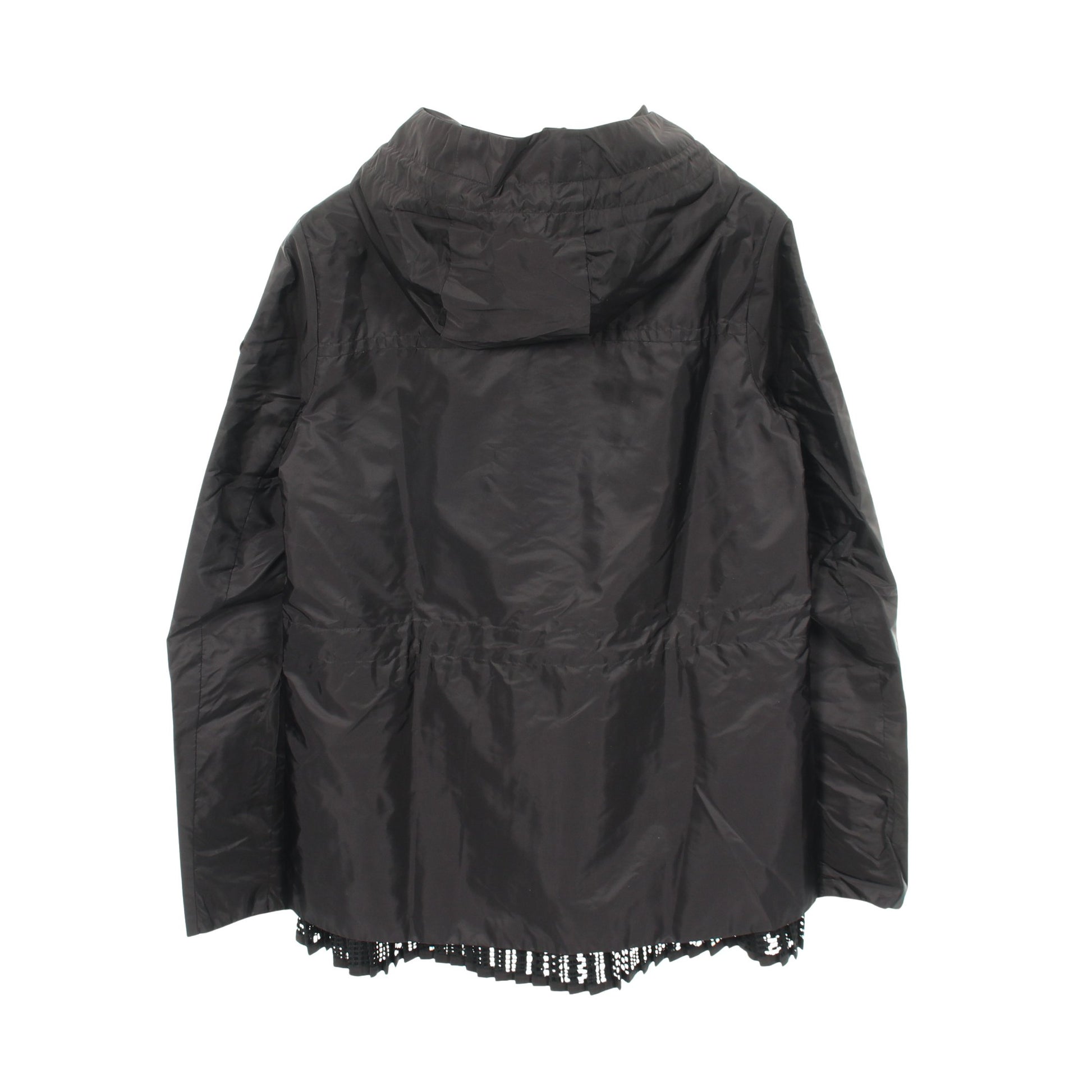 BAABA ナイロンジャケット レース ナイロン ブラック モンクレール アウター MONCLER
