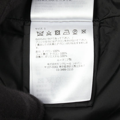 BAABA ナイロンジャケット レース ナイロン ブラック モンクレール アウター MONCLER