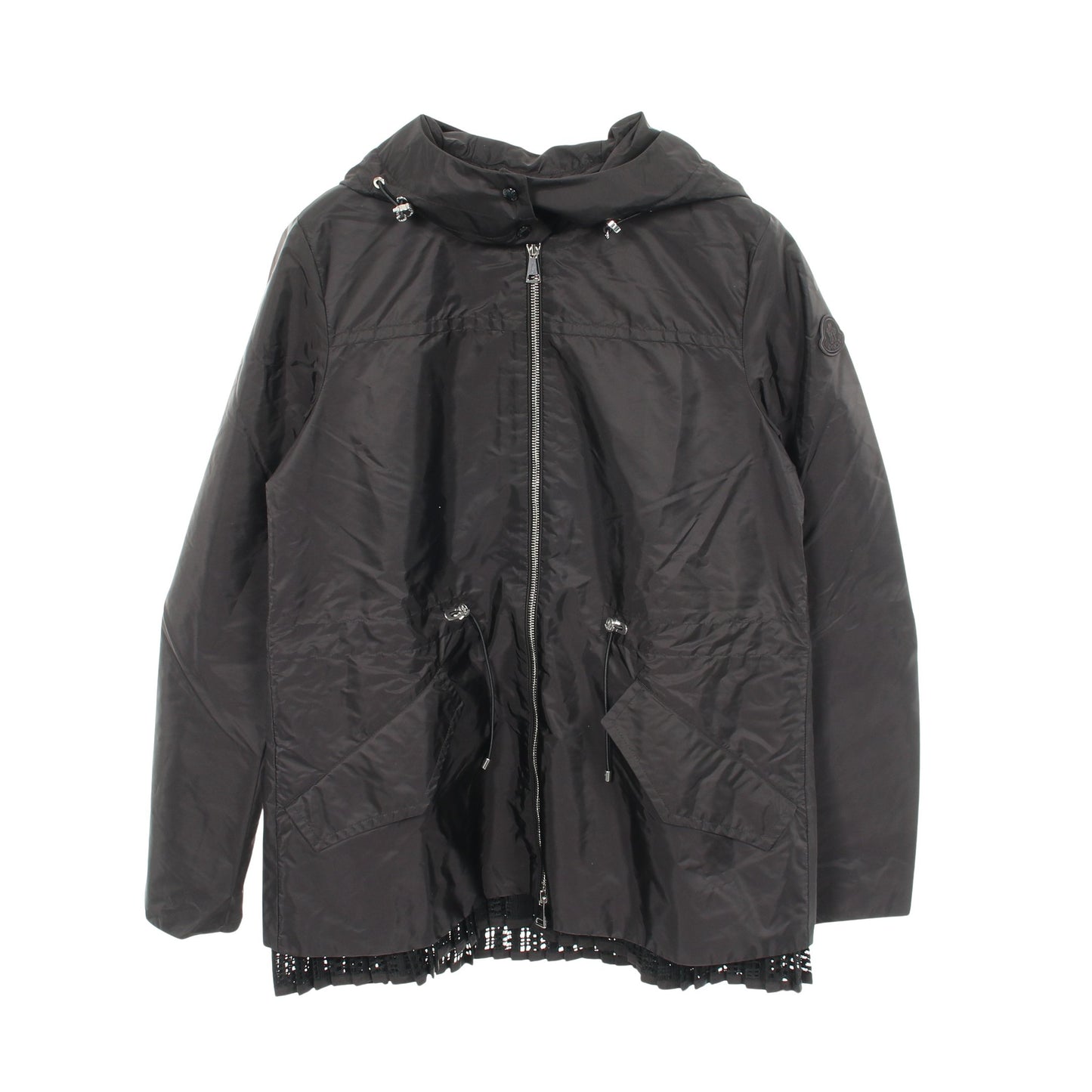BAABA ナイロンジャケット レース ナイロン ブラック モンクレール アウター MONCLER