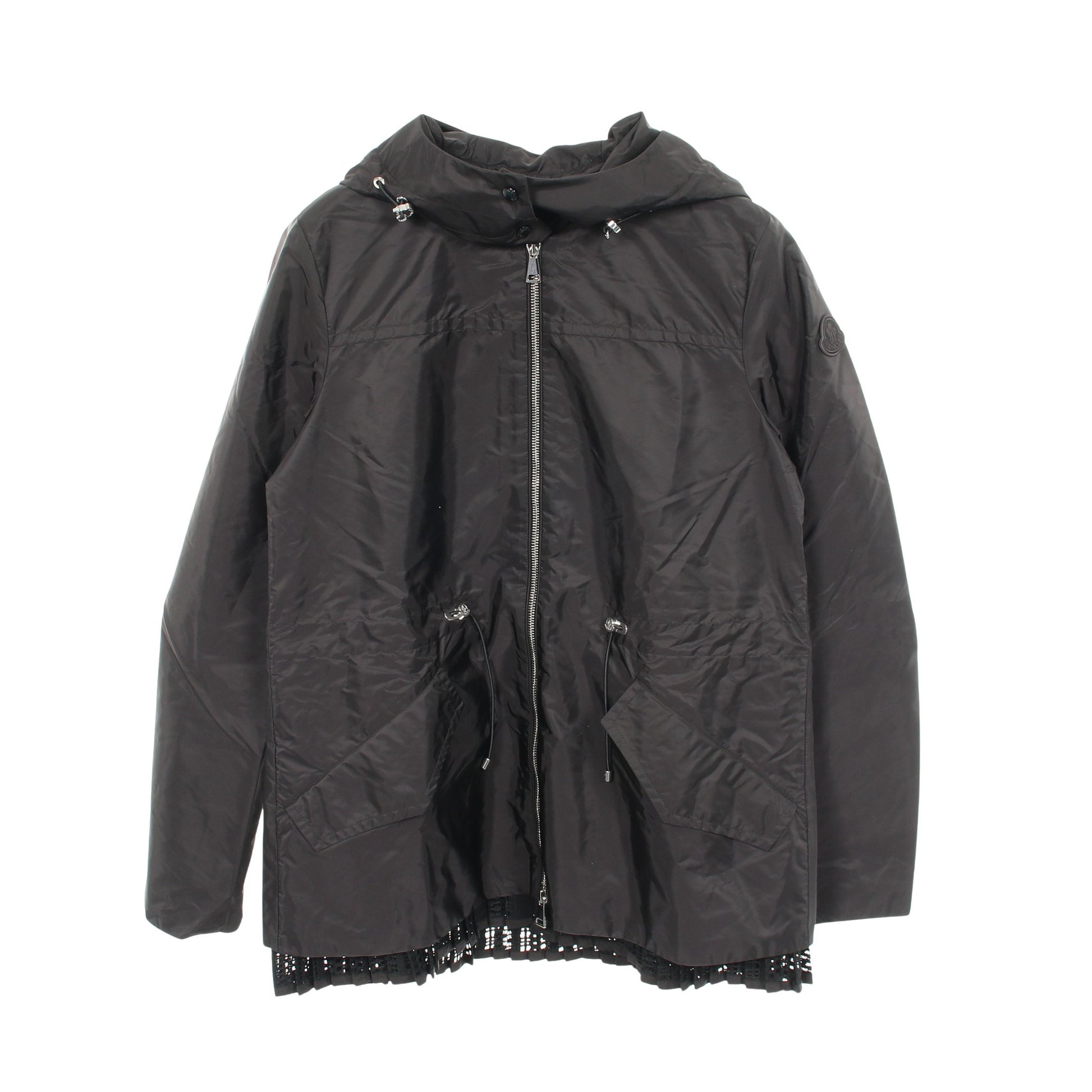 BAABA ナイロンジャケット レース ナイロン ブラック モンクレール アウター MONCLER