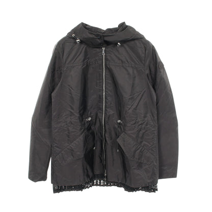 BAABA ナイロンジャケット レース ナイロン ブラック モンクレール アウター MONCLER