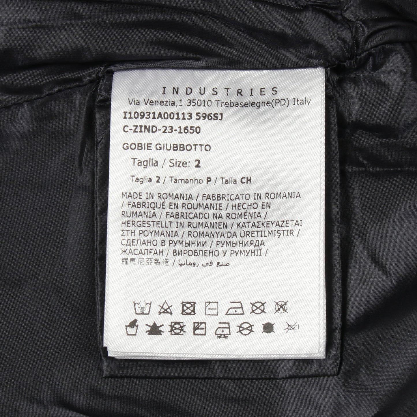 GOBIE ボンバージャケット コットン ネイビー 切替 モンクレール アウター MONCLER
