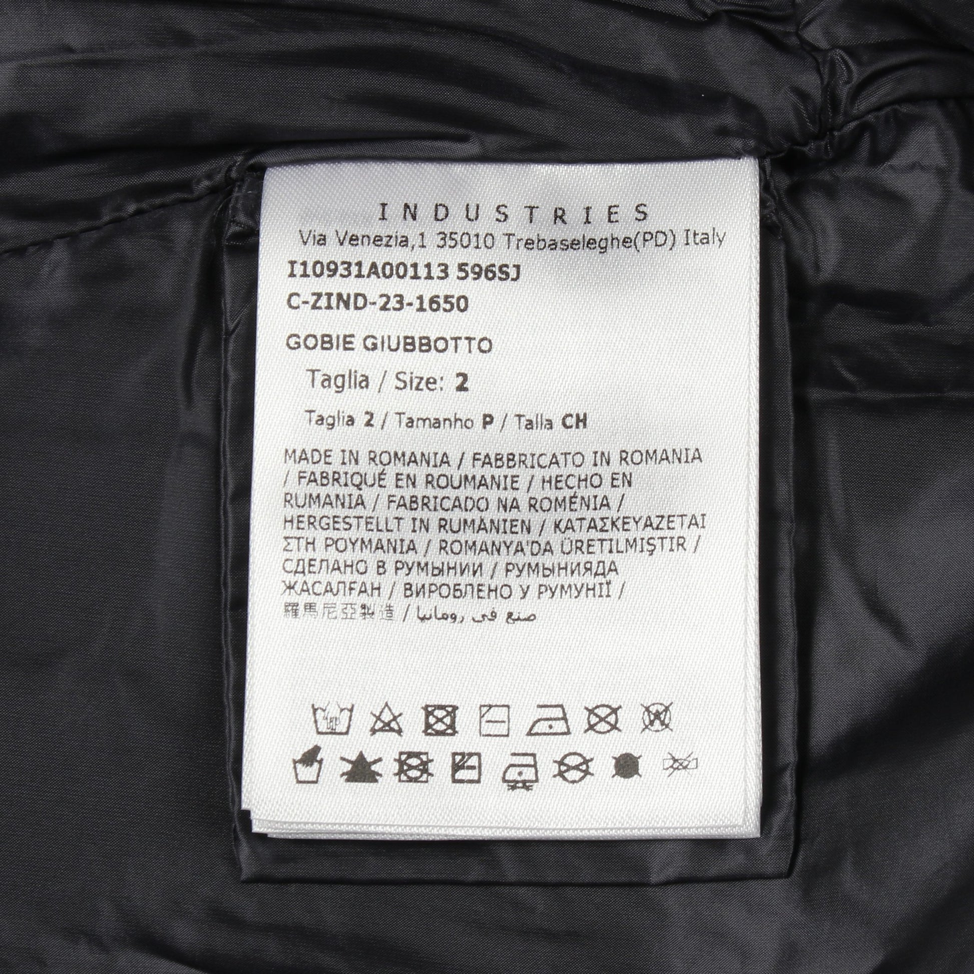 GOBIE ボンバージャケット コットン ネイビー 切替 モンクレール アウター MONCLER
