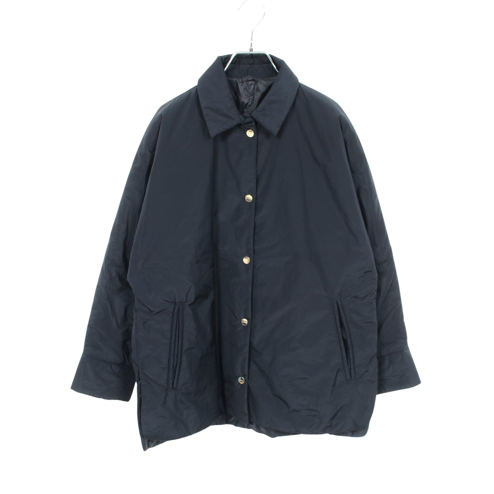 The Cube ジャケット ネイビー 中綿 リバーシブル マックスマーラ アウター Max Mara