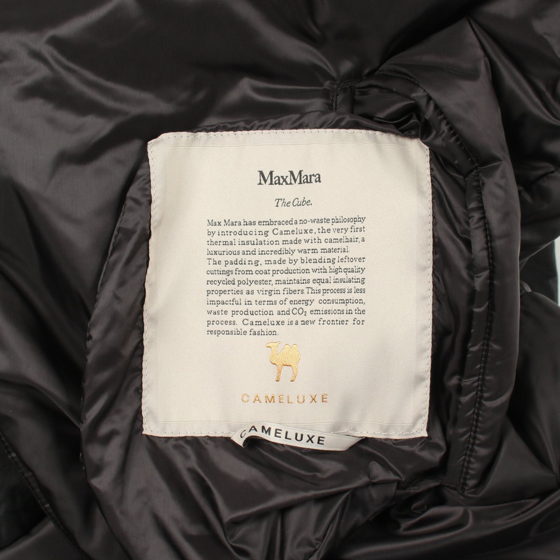 The Cube ジャケット ブラック 中綿 リバーシブル マックスマーラ アウター Max Mara